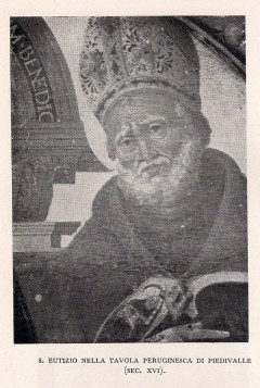 I SANTI DELLA NOSTRA VALLE - SANT'EUTIZIO (fine sec. V) - VALLE FRAZIONE DI PRECI